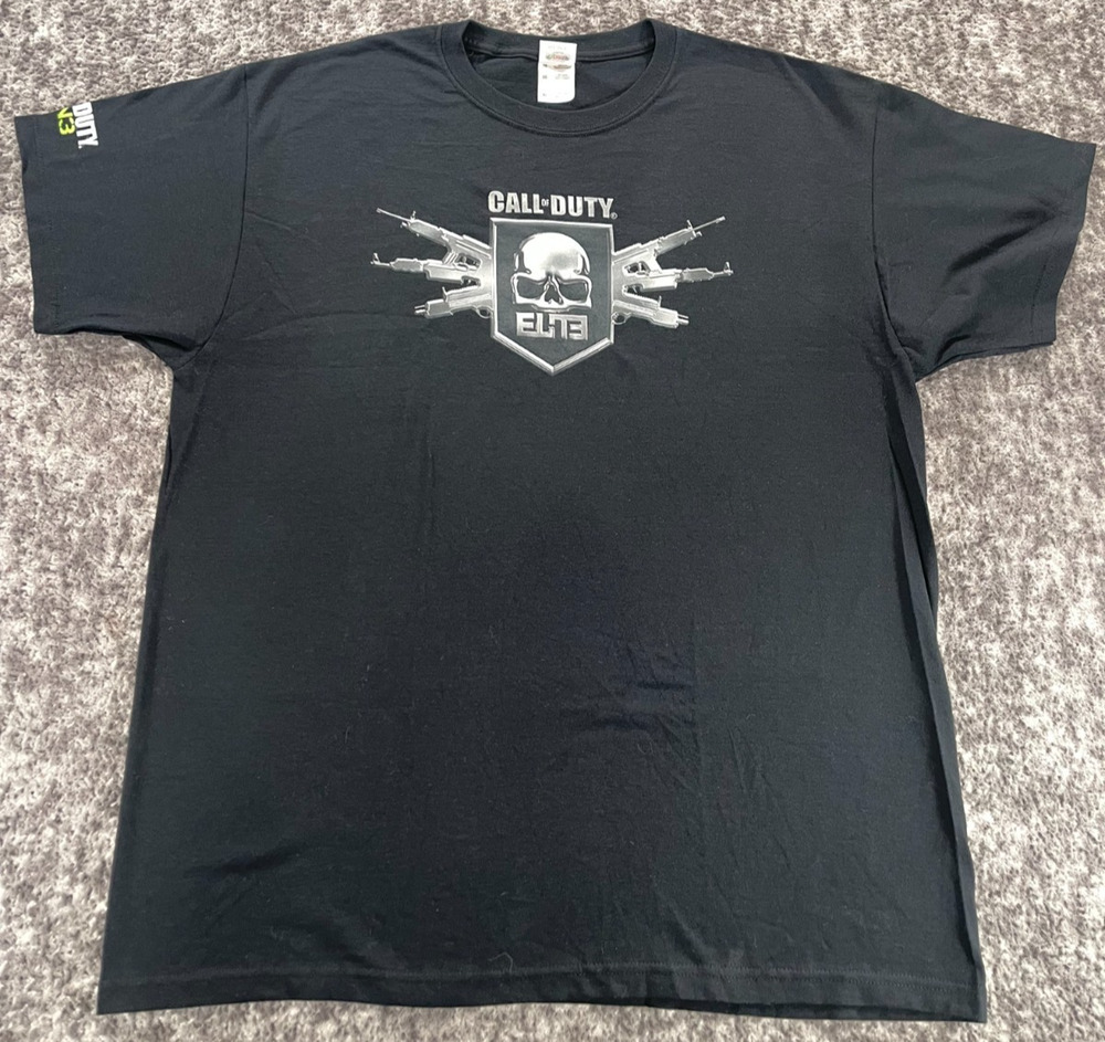 Vintage Call Of Duty Modern Warfare 3 Elite Black T Shirt Men's XL Promo Tee